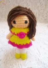 Anitha - Little Amigurumi doll pattern - English - Free