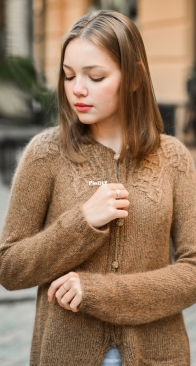 Kazka cardigan by Natalie Pelykh - adults - Russian