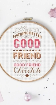 Stitchrovia - Good Friends Have Chocolate by Emma Congdon PCS + XSD