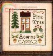 Little House Needleworks LHN SS-01 - Acorns & Pines