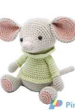 The Little Hook Crochet - Little Aqua Girl - Bubbles and Bongo - Erinna Lee - Albert the Mouse
