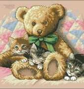 Dimensions 35236 Teddy & Kittens