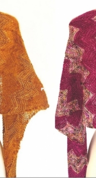 Cheri Chevron Shawl by Ambah OBrien