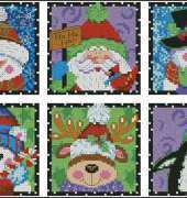 Dimensions 70-08842 Christmas Pals Ornaments XSD
