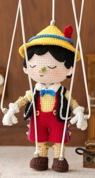 New Mommy Handmade DIY - Su Su Jie Jia - Susans Family - Pinocchio - Russian - Translated