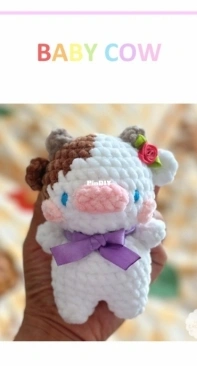 Haru Crochets - Paula - Baby Cow