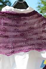 Risoni Ruched Shawl by Jo Ellen Burton /Yarn Bazaar-Free