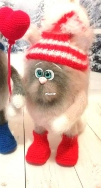 Vayzanay Mechta - Julia Sidorova - Юлия Сидорова - Cat with hat - Пухентий - Russian