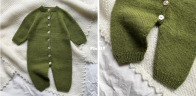 Briskeby Baby suit light by Guri Pedersen - Indiblomst - English