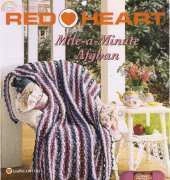 Coats and Clark Red Heart LW1182 Mile-a- Minute Afghan