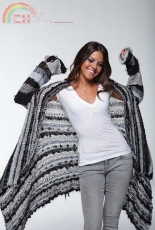 Over-Sized Striated Duster Cardigan by Kt Baldassaro