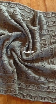 Alpaca Baby Shawl by Marie Grace Smith