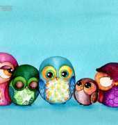 HAEANK 2134 Owl Family - Annya Kai