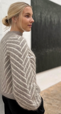 My Herringbone Jumper by Kirsten Nørgaard  - NORgardknitters - English