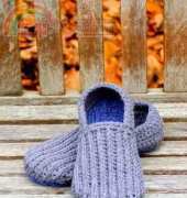 Two Girls Patterns - Lorin Jean - Mens House Shoes the Lazy Day Loafer Slipper