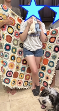 Island Time Blanket  - crochet