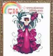 Nora Corbett NC196 Pixie Blossoms Collection - Zinnia