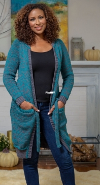 Calm Cardigan by Rachel Brockman