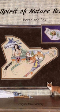 Horse and Fox by Mike Vickery - Pegasus Originals Spirit of Nature Series Book 361 XSD