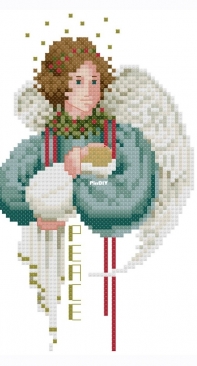 Told in a Garden 1990 Christmas Angel by Marilyn Leavitt-Imblum PCS