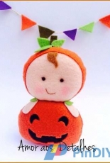 Amor aos Detalhes - Bebe Abóbora - Baby Pumpkin Soft Doll - Portuguese - Free