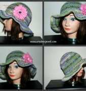 Crochet Jewel - Amys Creative Creations - Crochet Easy Womens Sunhat