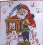 Permin 34-4222 - Santa & Elf Advent Calendar