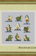 Avocado Yoga by Anastasia Slavina (9 patterns!)