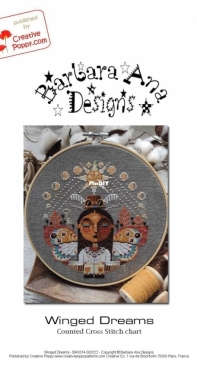Creative Poppy - Barbara Ana Designs BAN314-062022 Winged Dreams PCS + XSD