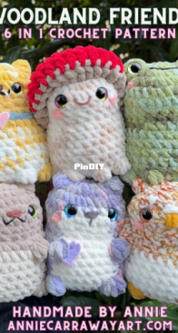 Annie Carraway Art / Handmade by Annie - Annie Carraway - Woodland Friends