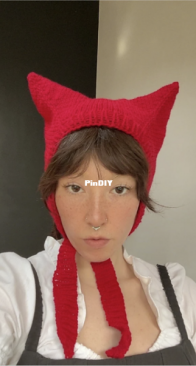 Elevated Cat or Devil Hat by Bronia Kidd - Uglibabies Etsy