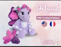Boulette et cie - Clarissa - Petunia the Butterfly-dragon - Pétunia le Dragon Papillon - English and French