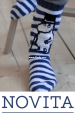 Moominpappa Socks by Novita - Free