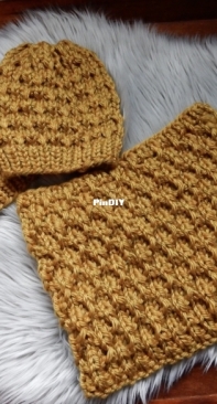 Demeters Cowl + Hat by Heather Bellringer