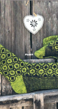 Mustersocken by Monika Kaulen-German-Free