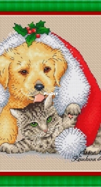 Christmas Pets by Alena Koshkina
