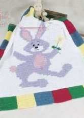 Sandra Miller Maxfield - Animal Afghans Rufus Rabbit - Free