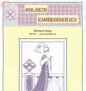 Holbein Embroideries-BW130- Lady on Balcony