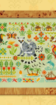 OwlForest Embroidery - Lemuria. Lemur  XSD+PCS