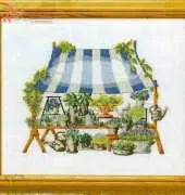 Permin of Copenhagen 70-8404 Blue Canopy