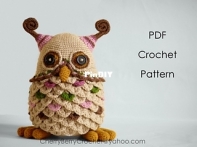 Cherry Berry Crochet - Taisija Katane - Owl - Eule - German