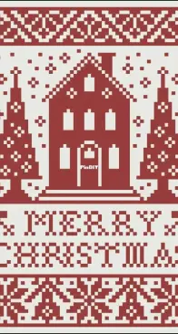 Modern Folk Embroidery - Cozy Christmas Cottage  XSD+PCS
