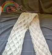 Wayward Cables scarf by Joan Dyer