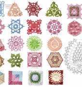 My Picot - Crochet Motifs and Afghan Stitches - 4002 to 4022 - Free