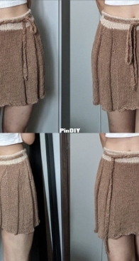 Moonlight Knit Skirt - Raii - by Hazymoon