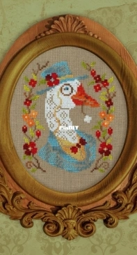 OwlForest Embroidery - The Goose Portrait   XSD + PCS
