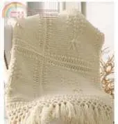 Aran Annies Crochet - - Dorothy M Warrell - Nosegay Crochet Throw - Free