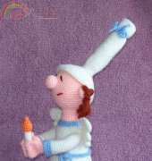 crochet Angel with candle