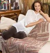 Red Heart-LW2303-Textured Squares Throw by Jean Adel-Free