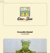 One and two company- Carolina Guzman - Crocodile Security Blanket